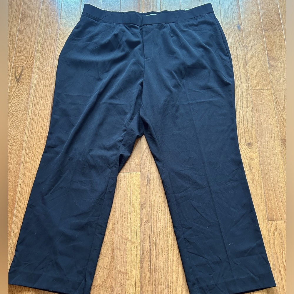 NWT CATHERINES RIGHT FIT CURVY BLACK PANTS IN SIZE 22W